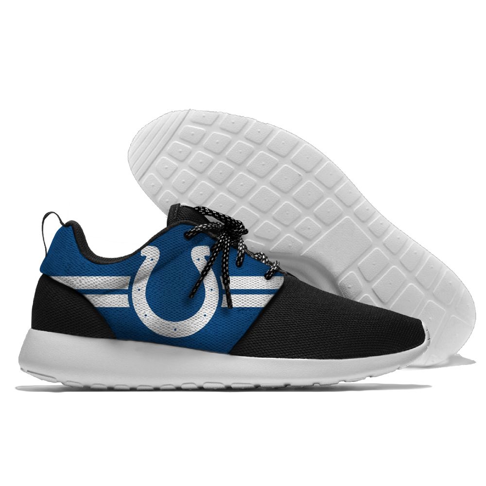Men's NFL Indianapolis Colts Roshe Style Lightweight Running Shoes 003